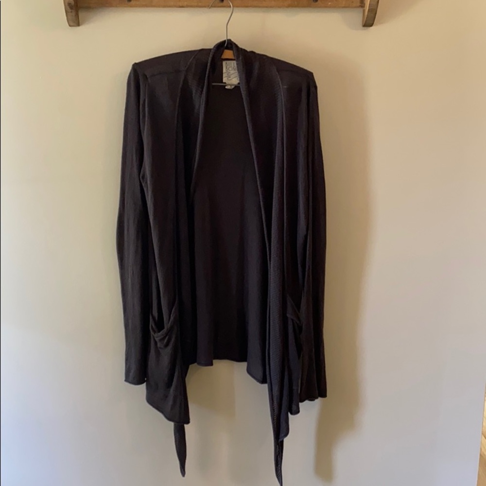 Billabong black cardigan